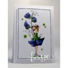 Load image into Gallery viewer, Tiny Townie Garden Girl Sweetpea Rubber Stamp
