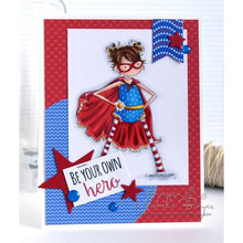 Load image into Gallery viewer, Tiny Townie Hayley The Hero Rubber Stamp
