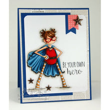 Load image into Gallery viewer, Tiny Townie Hayley The Hero Rubber Stamp
