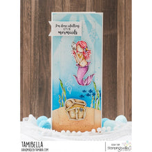 Load image into Gallery viewer, Tiny Townie Mermaid Set Rubber Stamp
