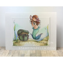 Load image into Gallery viewer, Tiny Townie Mermaid Set Rubber Stamp
