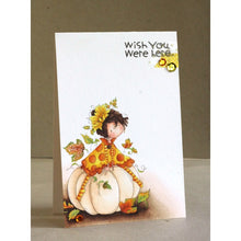 Load image into Gallery viewer, Tiny Townie Patricia Loves Pumpkin Rubber Stamp
