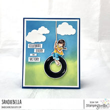 Load image into Gallery viewer, Tiny Townie Tyre Swing Rubber Stamp
