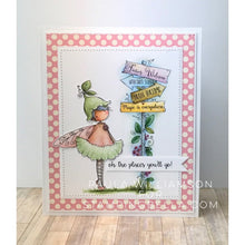 Load image into Gallery viewer, Tiny Towny Fairy Garden Fairy Rubber Stamp
