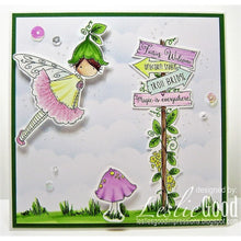 Load image into Gallery viewer, Tiny Towny Fairy Garden Fairy Rubber Stamp
