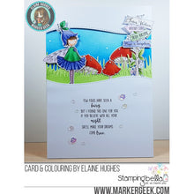 Load image into Gallery viewer, Tiny Towny Fairy Garden Fairy Rubber Stamp
