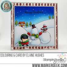 Load image into Gallery viewer, Winter Backdrop Rubber Stamp
