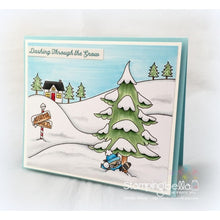 Load image into Gallery viewer, Winter Backdrop Rubber Stamp
