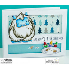 Load image into Gallery viewer, Yeti Sneaks A Cookie Rubber Stamp
