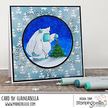 Load image into Gallery viewer, Yeti With A Star On Top Rubber Stamp
