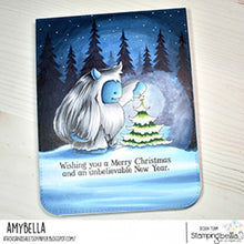 Load image into Gallery viewer, Yeti With A Star On Top Rubber Stamp
