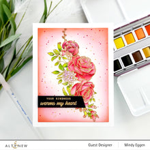 Load image into Gallery viewer, Paint-A-Flower: Rose Outline Stamp Set
